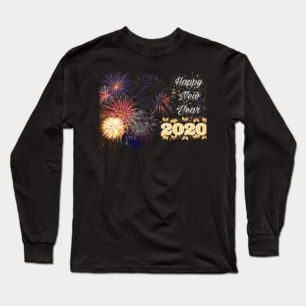 2020 new year Long Sleeve T-Shirt by Superboydesign